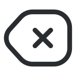 Tag Cross SVG Icon